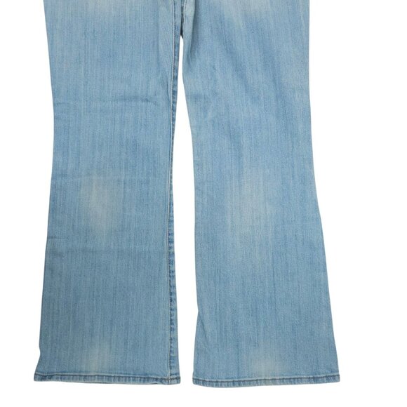 Lucky Brand Sweet N Low Boot Cut Jeans Womens 14 Light Wash Distressed Denim - Picture 12 of 15